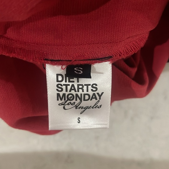 Diet starts Monday x 47 brand collab Washington Nationals shorts. Small  bnwot - Picture 5 of 8